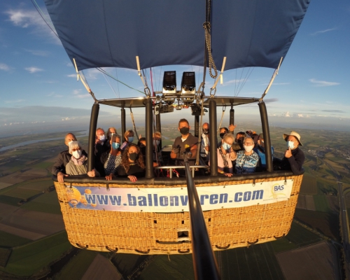 Ballonvaart vanaf Middelburg met de PH BBD luchtballon